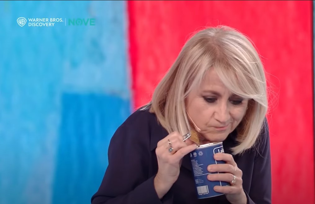 Luciana Littizzetto e l’aria di Como in lattina a “Che tempo che fa”