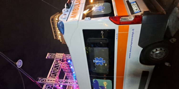 Trasportato in ambulanza al Policlinico di Monserrato