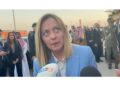 La premier saluta l'equipaggio della nave scuola