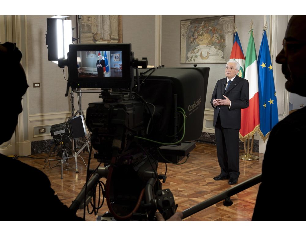 Per Mattarella 10,7 milioni di telespettatori e 69% di share
