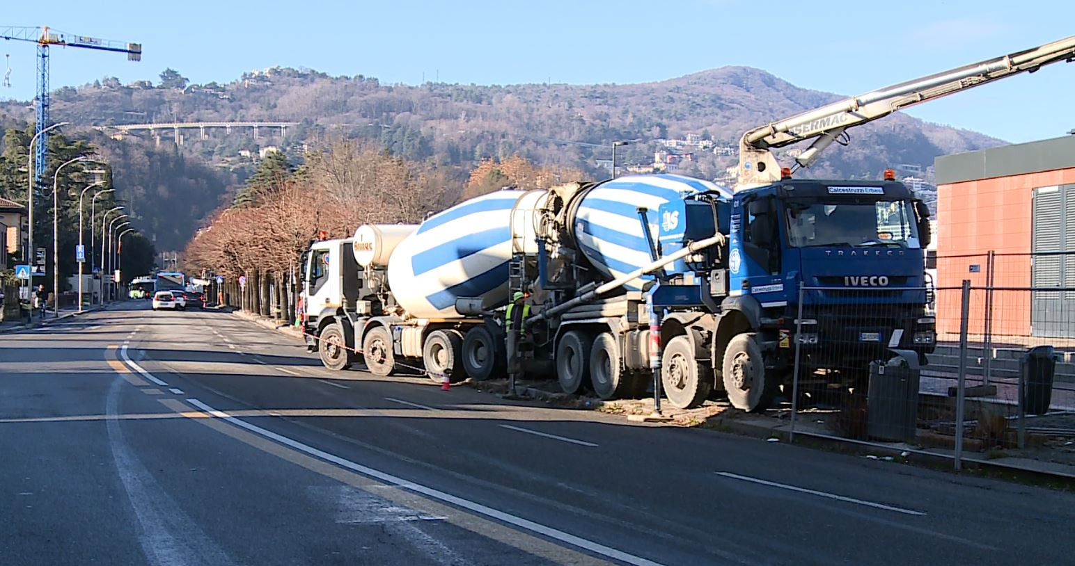 Paratie e lungolago di Como: lavori e carreggiata ristretta fino al 28 febbraio