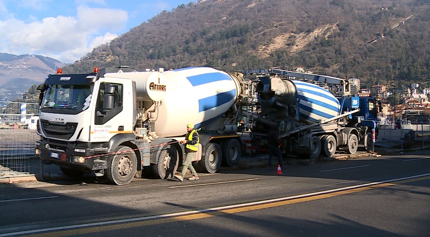 Cantiere delle paratie, l’assessore regionale Sertori: “All’inizio di febbraio pronta la passeggiata”