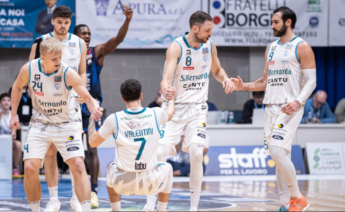 Basket, sconfitta per Cantù nel match contro Rieti. A Desio finisce 70-77