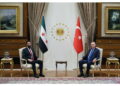 L'autoproclamato presidente siriano Sharaa in visita ad Ankara