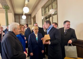 Governatore con Presidenti Mattarella e Pirc Musar