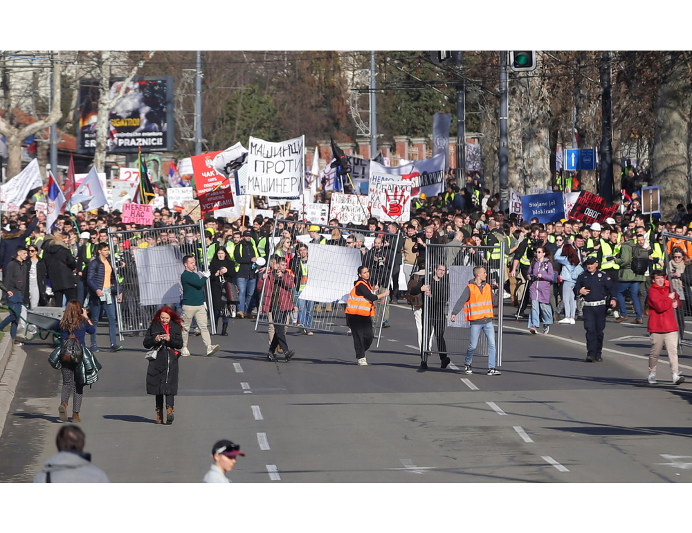 Serbia, a Novi Sad prosegue la mobilitazione degli studenti