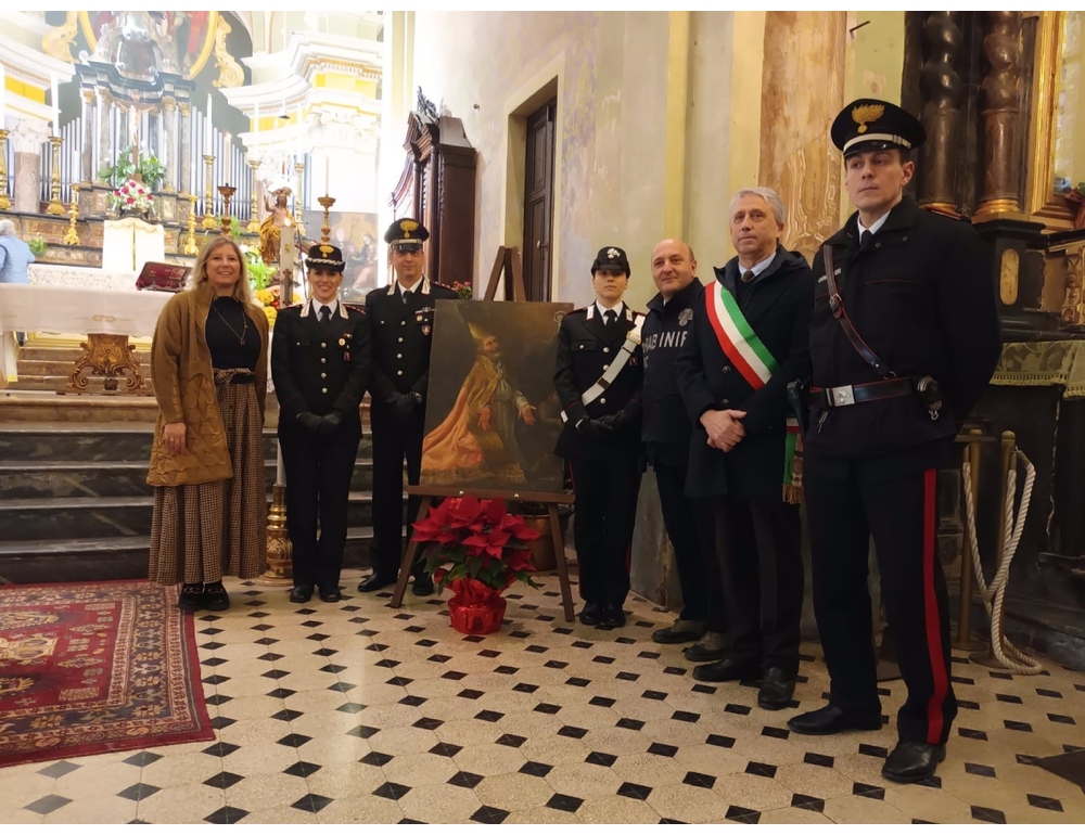 Torna nel Biellese un dipinto rubato 23 anni fa in una chiesa