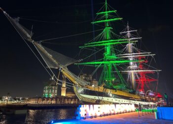 Il veliero a Trieste il 1 marzo