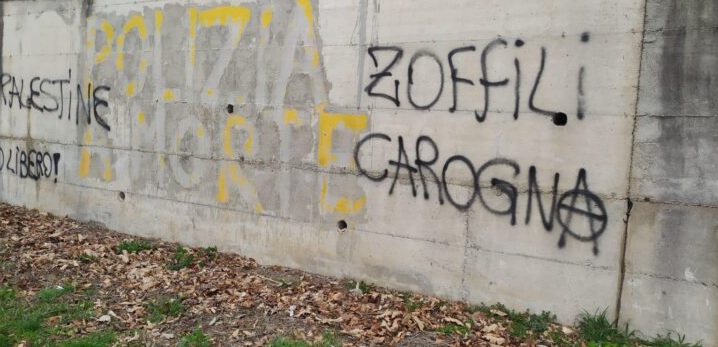 Nuove scritte contro il deputato Zoffili e le forze dell’ordine: solidarietà bipartisan per l’esponente comasco