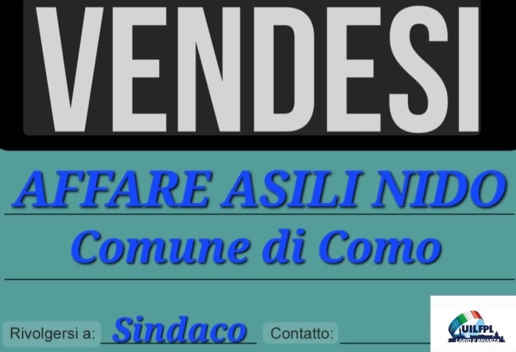 “Vendesi, affare asili nido”, l’affondo della Uil del Lario al sindaco di Como. Rapinese: “La delibera sui nidi presto in consiglio”