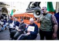 Manifestazione di protesta partita dall'Allianz Stadium