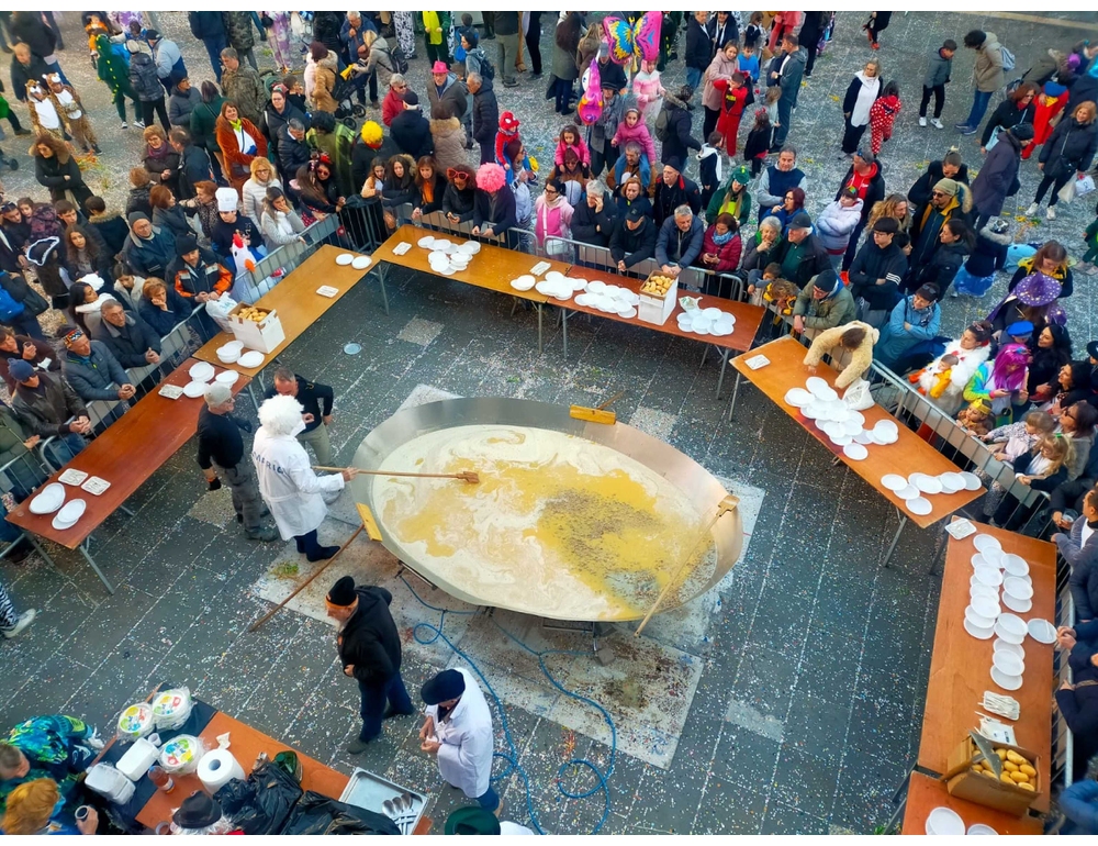 La frittatona da duemila uova, è il carnevale di Muggia