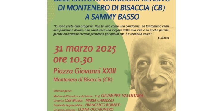 Cerimonia il 31 marzo con il ministro dell'Istruzione Valditara