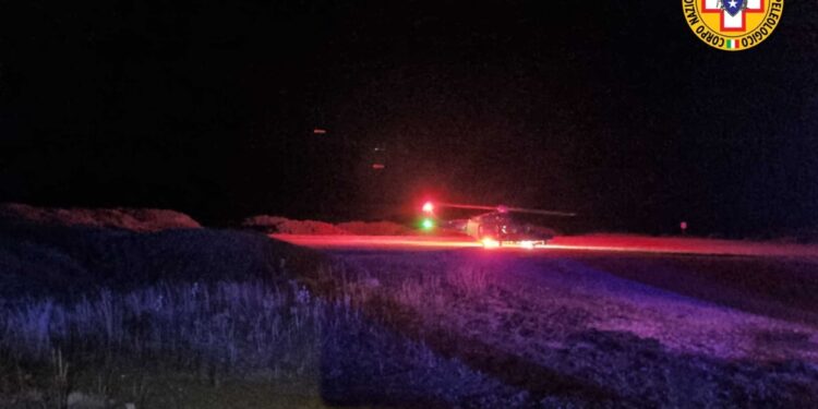 Ricerche da parte di Soccorso alpino e vigili del fuoco