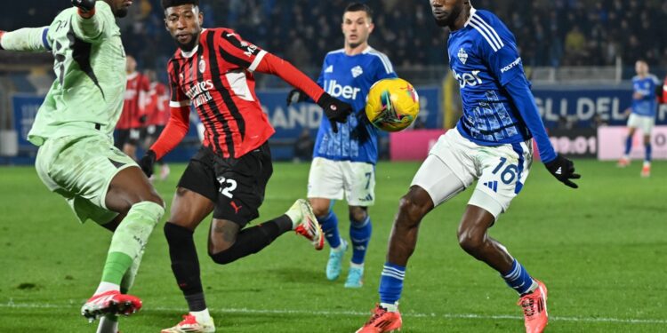 L'ultima gara disputata dagli azzurri prima della sosta, a San Siro contro il Milan (foto Roberto Colombo)