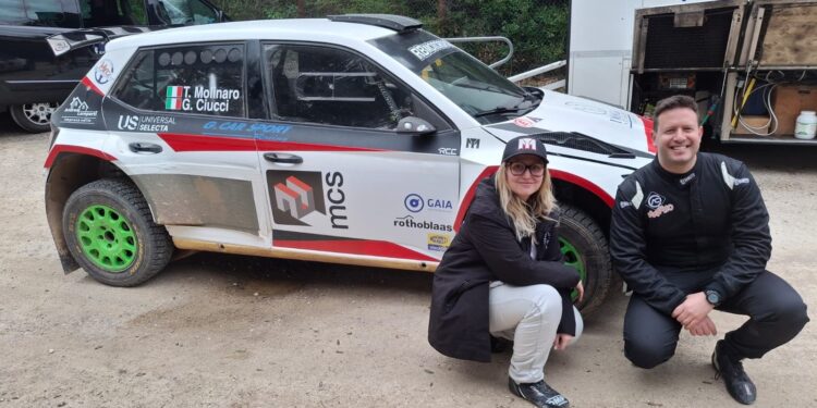 Tamara Molinaro e Giacomo Ciucci sono al via del Rally Val d'Orcia