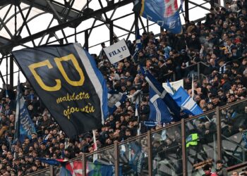 I tifosi del Como a San Siro (foto Roberto Colombo)