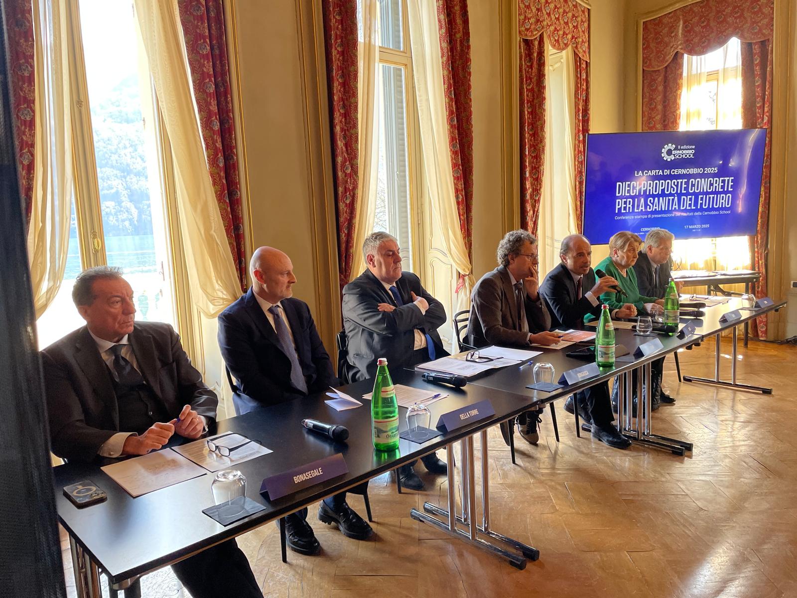 Presentata la Carta di Cernobbio 2025, dieci punti per la sanità del futuro