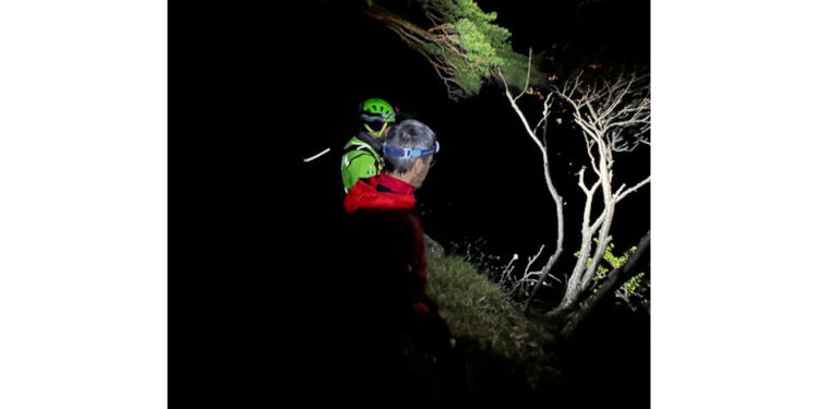 In corso da ieri sera le ricerche sulla Cima alle Coste a Dro