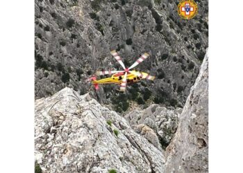 Intervento del Soccorso Alpino e Speleologico a Oliena
