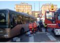 L'incidente è avvenuto a ridosso del centro storico