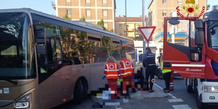 L'incidente è avvenuto a ridosso del centro storico