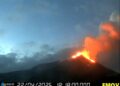 Tremore vulcanico su livelli alti