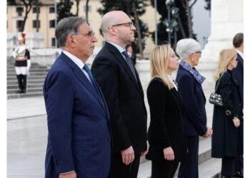 I vertici delle istituzioni alla cerimonia a Roma