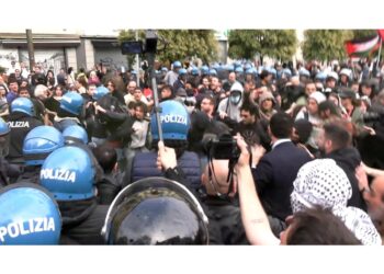 A Milano sabato scorso gli scontri