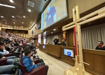 Realizzata con il legno di Vaia