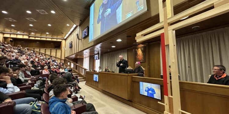 Realizzata con il legno di Vaia