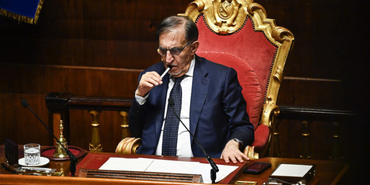 Presidente del Senato in visita al Salone del Mobile a Milano