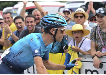 Il campione del ciclismo al Padiglione Italia in Giappone