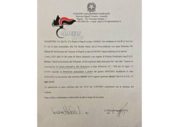 A Napoli 74enne redige notifica con collage vecchi procedimenti