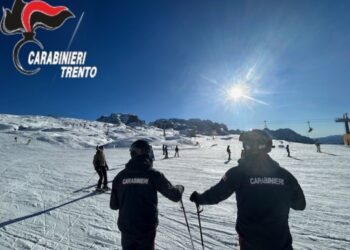 In aumento la percentuale dei casi di collisione tra sciatori