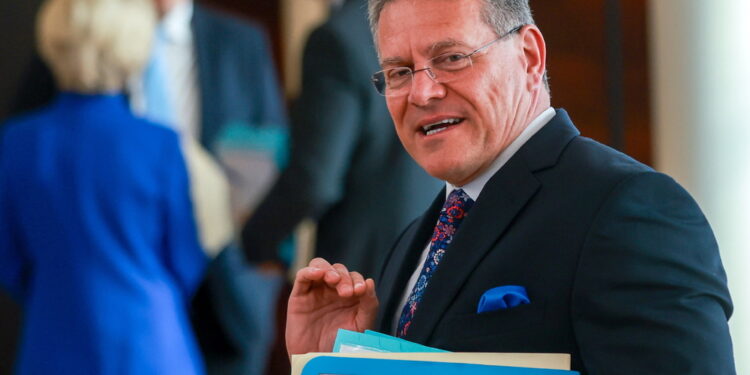 'Non abbiamo notizia di riunioni di Sefcovic'