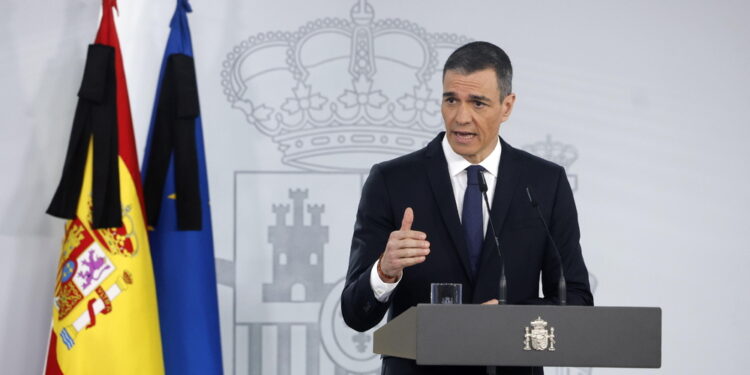 Il premier fa un nuovo aggiornamento dal Palazzo della Moncloa
