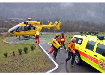 L'incidente nella zona del Rifugio Benigni a Ornica