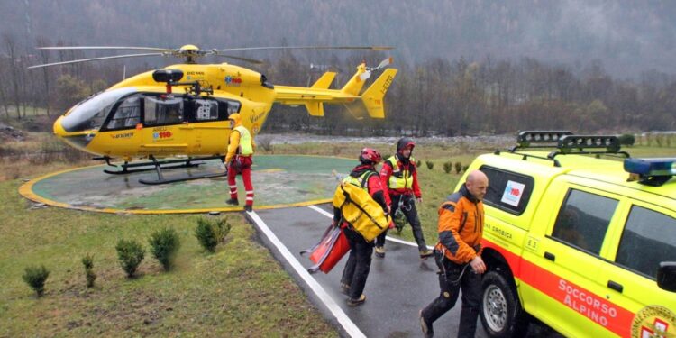 L'incidente nella zona del Rifugio Benigni a Ornica