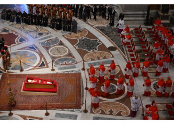 Decine i cardinali presenti