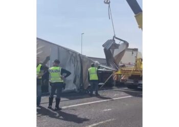 Code di chilometri in direzione di Milano