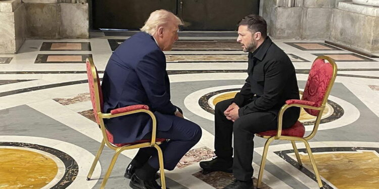 Il presidente sull'incontro con Zelensky a margine funerali Papa