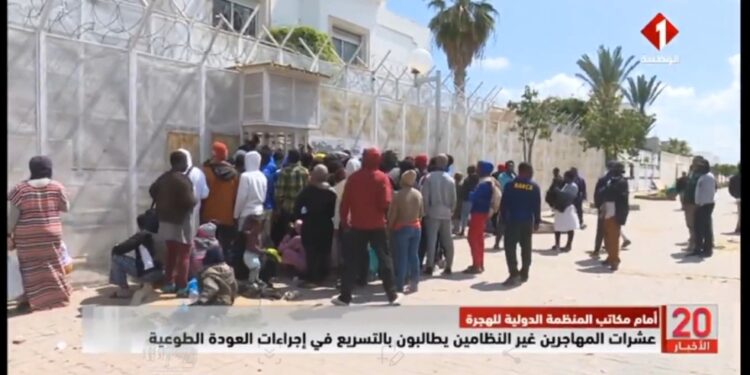 Dopo sgombero campi di fortuna nel governatorato di Sfax