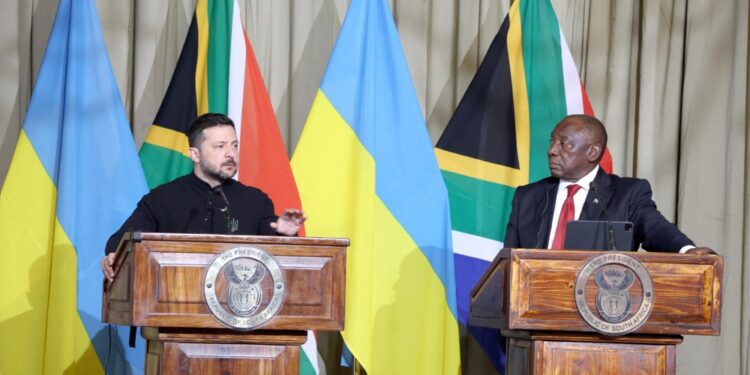 Lo dice a conclusione di una visita abbreviata a Pretoria