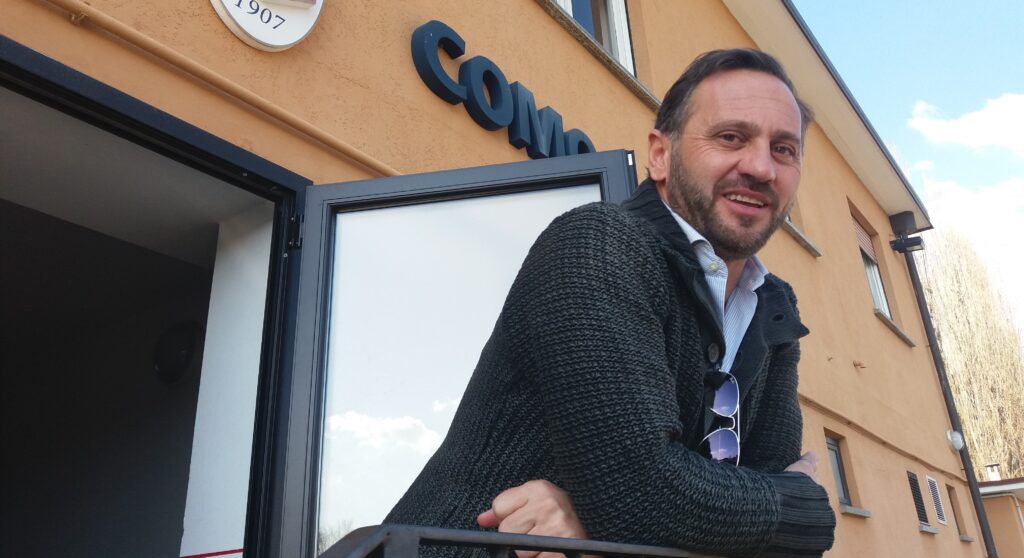 Fabio Gallo a Orsenigo nel periodo in cui guidava il Como