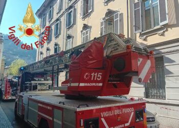 Incendio piazza San Rocco Como