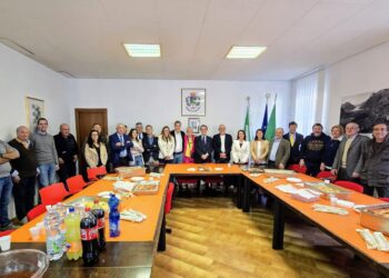 Il presidente Fontana in visita ai cantieri di Carlazzo e Menaggio