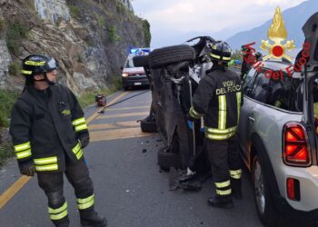 incidente sulla statale Regina a Colonno