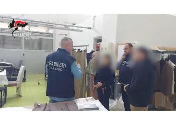 Un arresto dei carabinieri di Milano