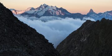 Nel Cantone Vallese sul massiccio dell'Alphubel